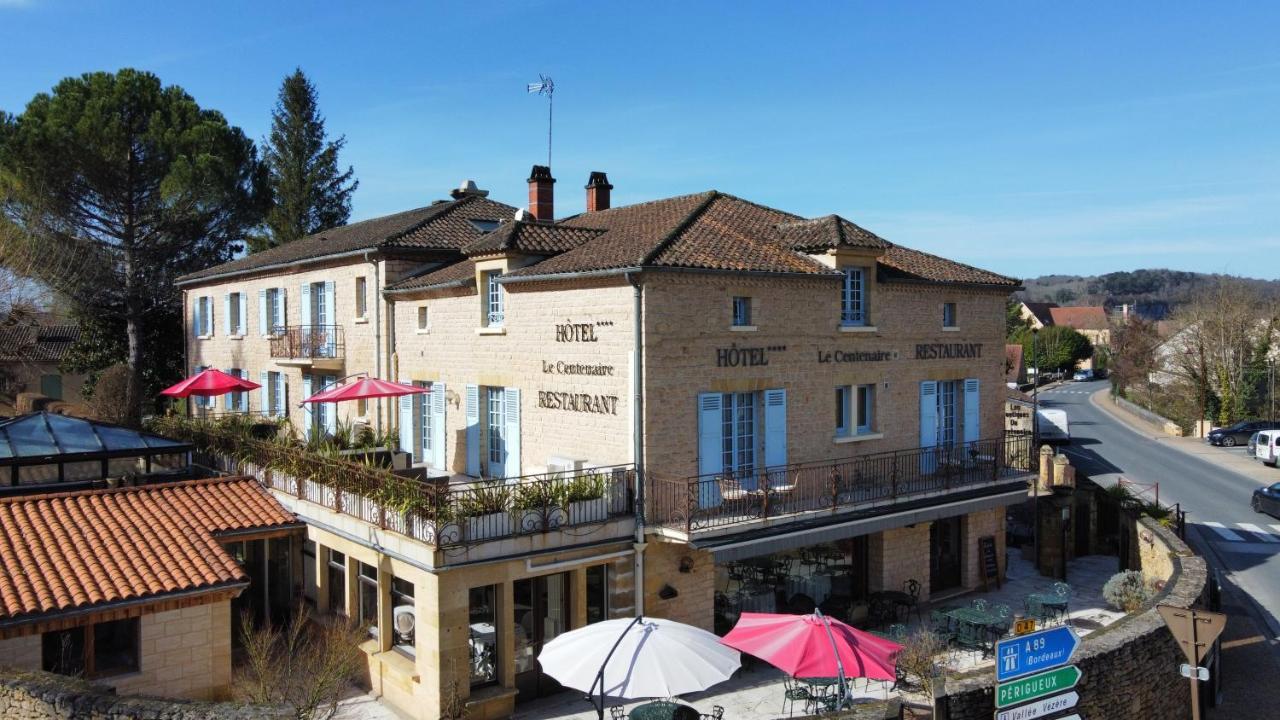 Hotel Restaurant Le Centenaire Les Eyzies Exterior foto